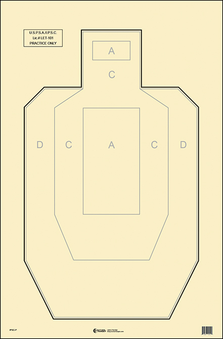Action Target IPSC USPSA Paper Target